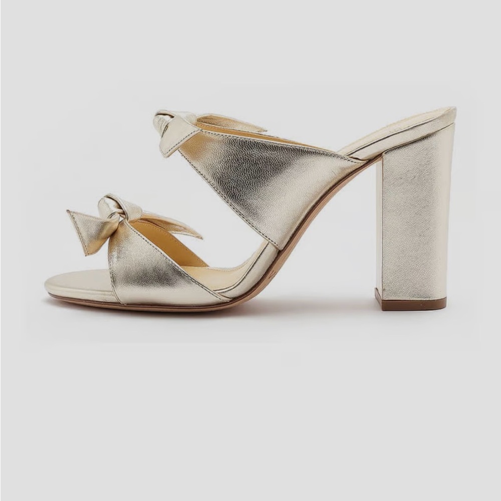 ALEXANDER BIRMAN Nolita Leather Slides size 40 / 9